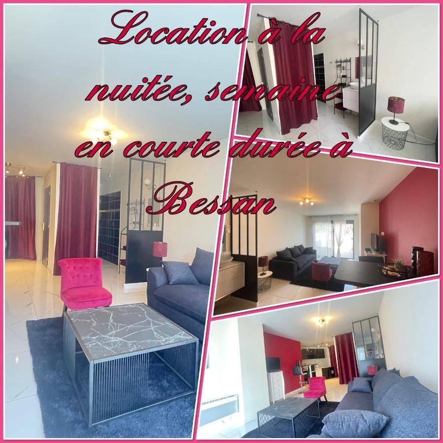 Studio Barok Proche Autoroute, Plages Et Attractions, Wifi - Tv, Calme Bessan 외부 사진